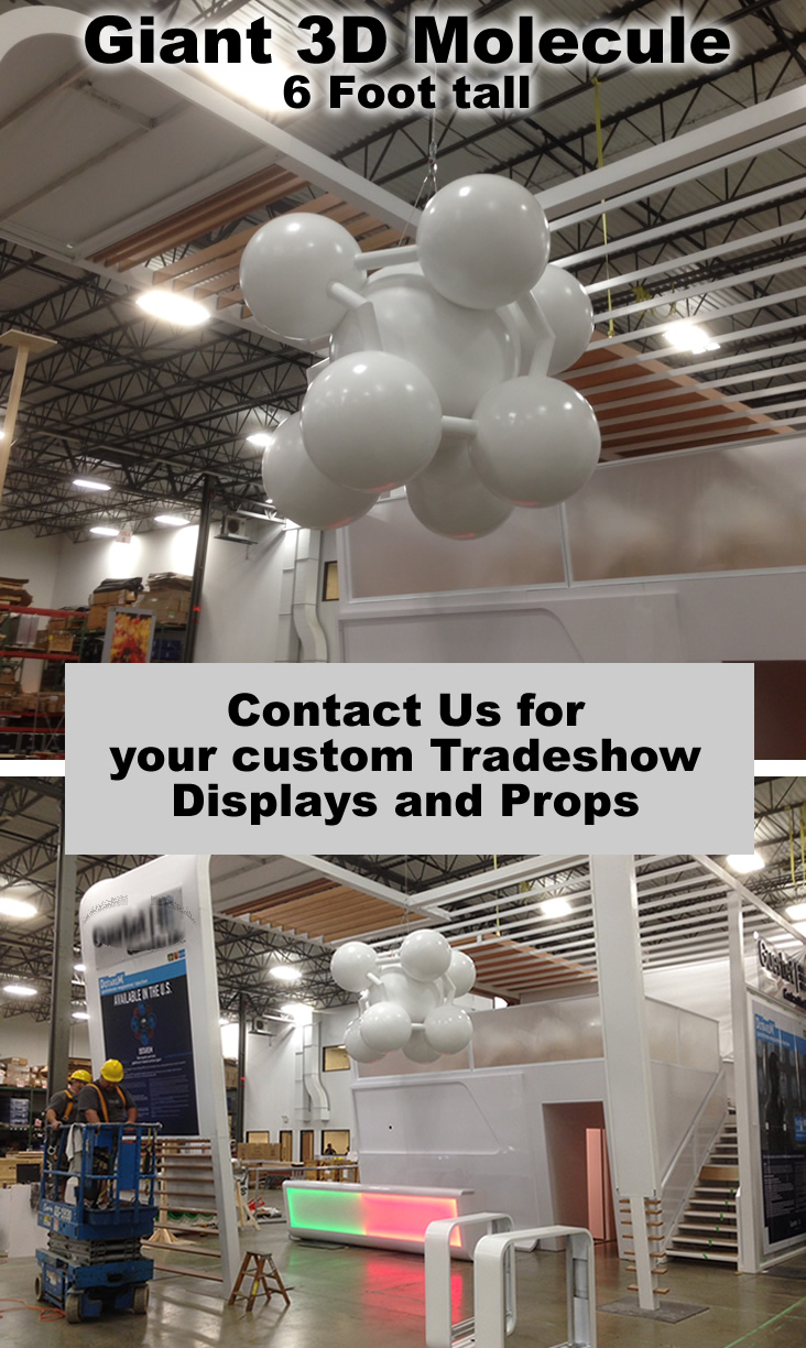 Giant Custom Made Tradeshow Props, Displays and Decor