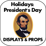 Holidays: Presidents Day Cardboard Cutouts