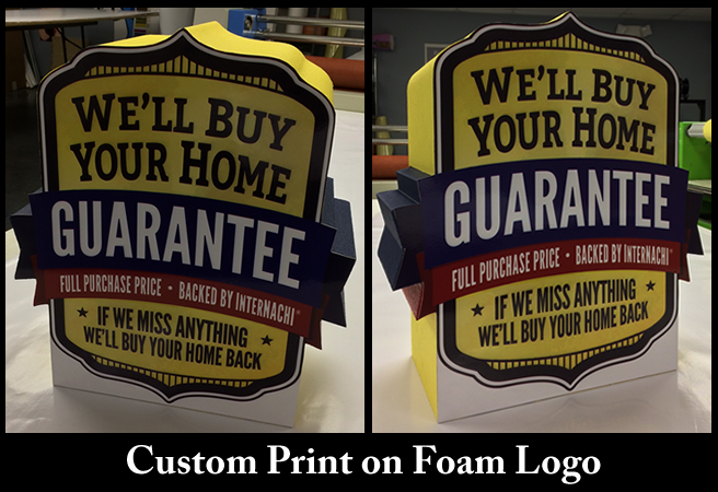 Logo Print on Foam Prop