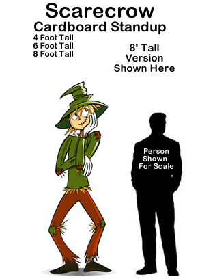 Scarecrow - Wizard of Oz Cardboard Cutout Standup Prop