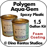 Polygem Aquagem Epoxy Plastic Foam Coating - 1.5 Gallon Kit