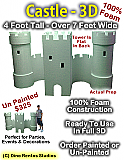 Big 3D Castle Foam Prop
