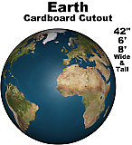Earth Cardboard Cutout Prop