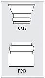 CA13-PE13 - Architectural Foam Shape - Capital & Pedestal