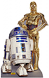 R2-D2 & C-3PO Cardboard Cutout Standup Prop
