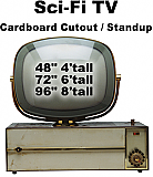 SciFi TV Cardboard Cutout Standup Prop